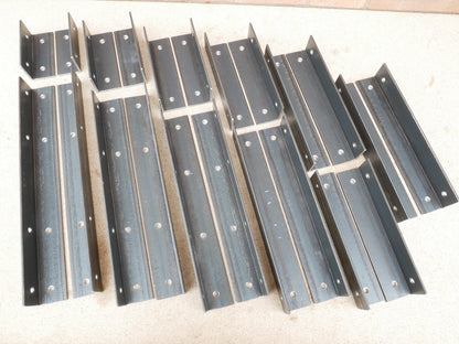  Set of 2 Alcove Shelf Brackets Shelves Corner Angle Steel Scaffold Timber Board Metal Bracket, Weldpress Fabrication, Leicester Fabrication